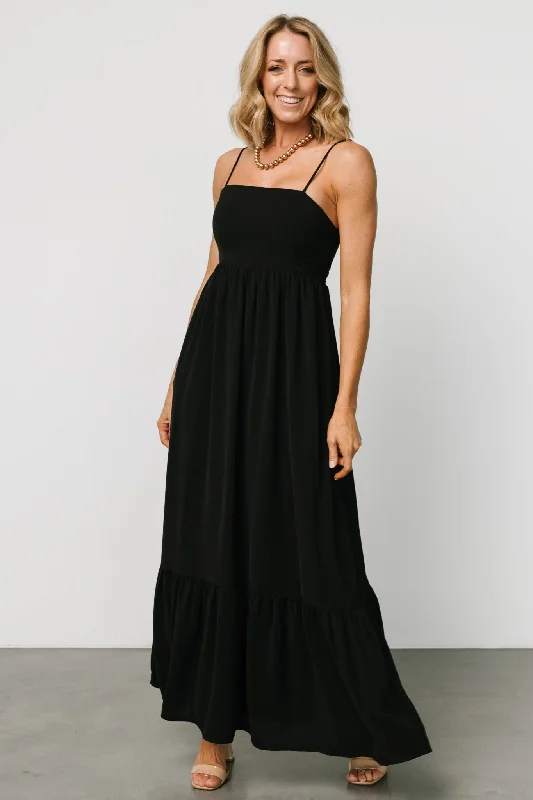 layered dressRegan Tank Maxi Dress | Black