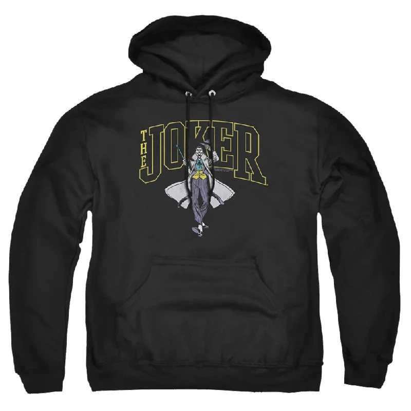 versatile hoodieThe Batman (2022) Joker Varsity On Black - Pullover Hoodie