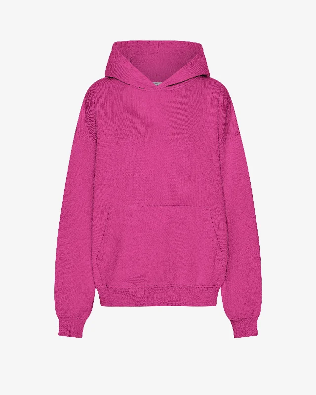 Unmissable Offer Organic Oversized Hood - Magenta Blaze