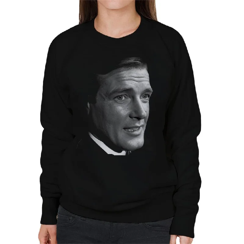 Exclusive Savings TV Times Actor Roger Moore Women's Sweatshirt