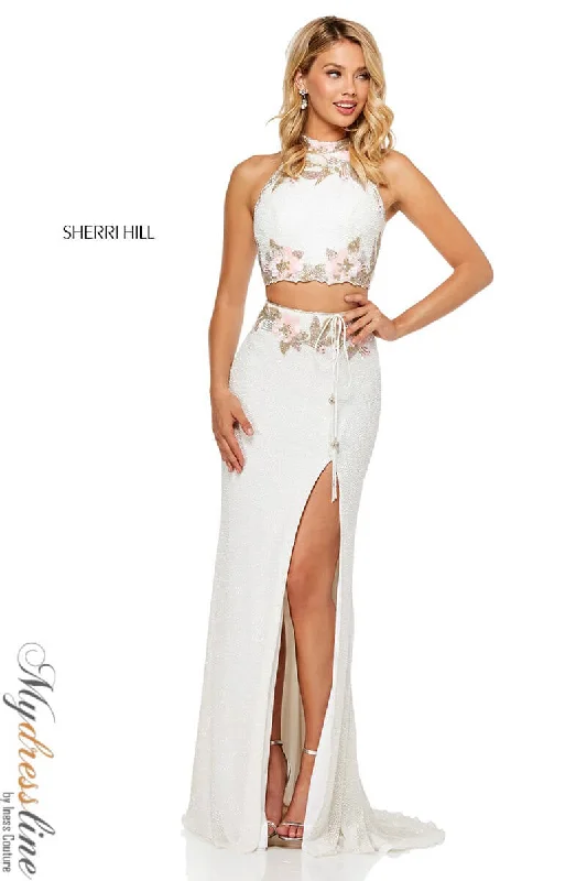 printed dressSherri Hill 52682