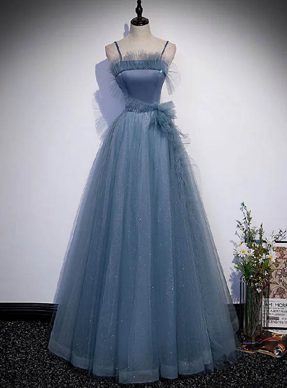 elegant dressProm Dresses,TULLE LONG PROM DRESS, A LINE EVENING DRESS,DP24573