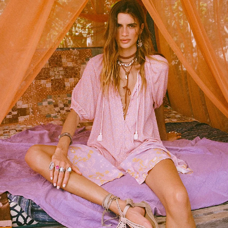 Don't Wait Sweet Nothings Button Through Tunic Dress