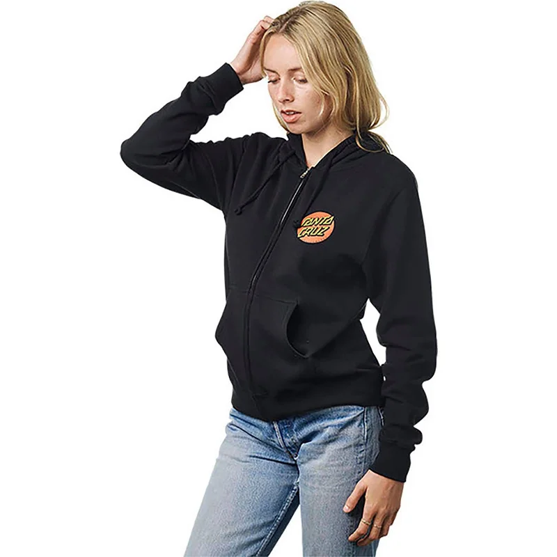 Deal Explosion Santa Cruz Classic Dot MW Women's Hoody Zip Sweatshirts (Brand New)