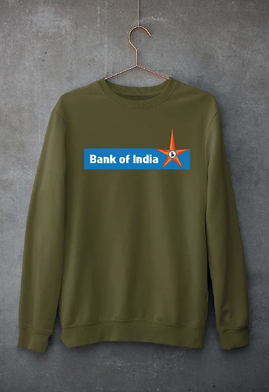 minimalist gym sweatshirtBank of India Unisex Sweatshirt for Men/Women