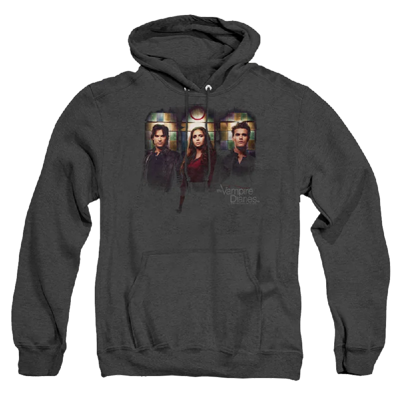 athletic hoodieVampire Diaries, The Stained Windows - Heather Pullover Hoodie