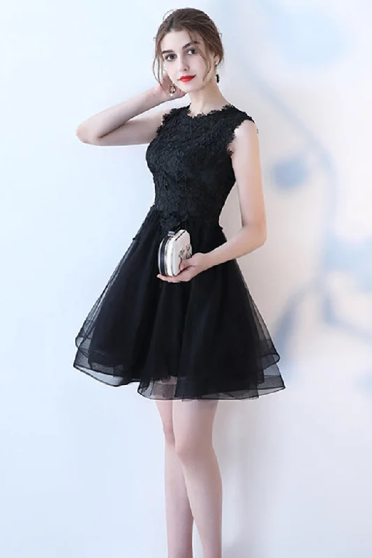 Hurry In SLEEVELESS SHORT TULLE DRESS