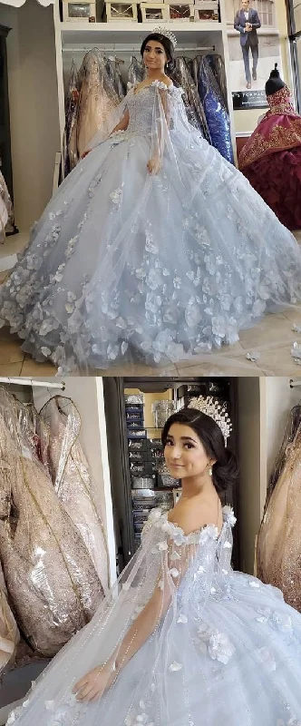 Super Sale Princess Prom Dress, Sweet 16 Dress, Evening Gown,Graduation School Party Gown, Winter Formal Dress,DS4481