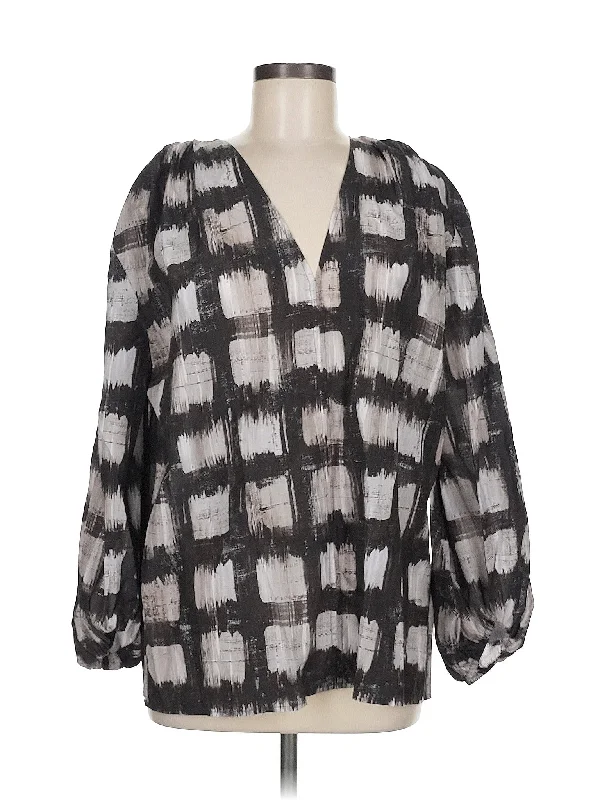 Final Clearance 3/4 Sleeve Silk Top