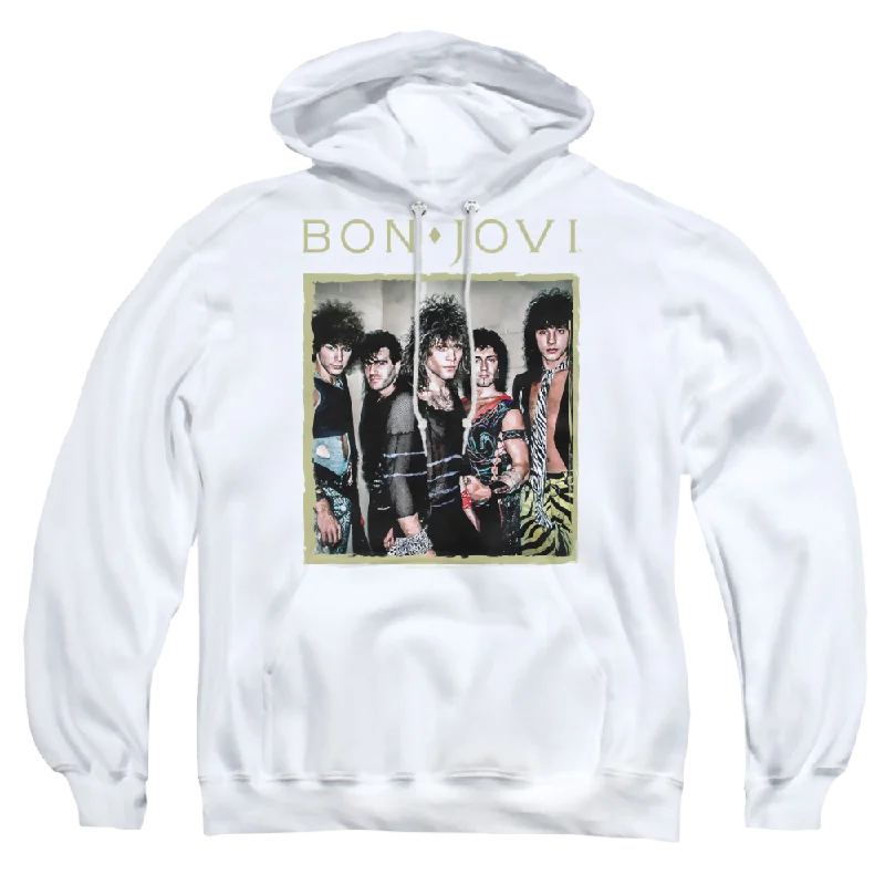 minimalist hooded sweatshirtBon Jovi Framed - Pullover Hoodie