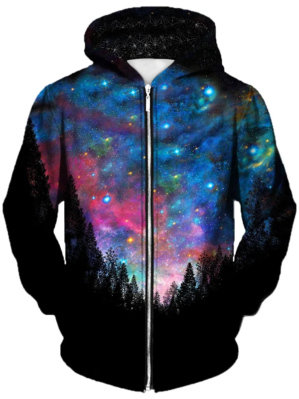 chic hoodieGalactic Valley Unisex Zip-Up Hoodie