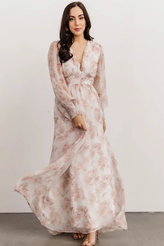 comfy maxi dressOlivia Maxi Dress | Pink Floral