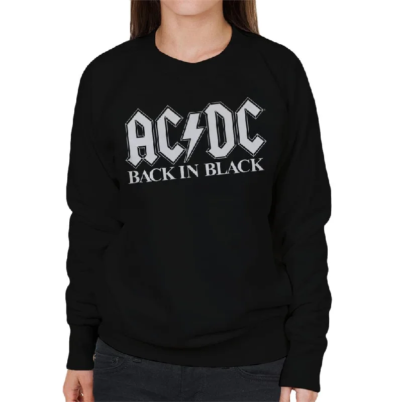 stylish sports hoodieAC/DC Back In Black Women's Sweatshirt