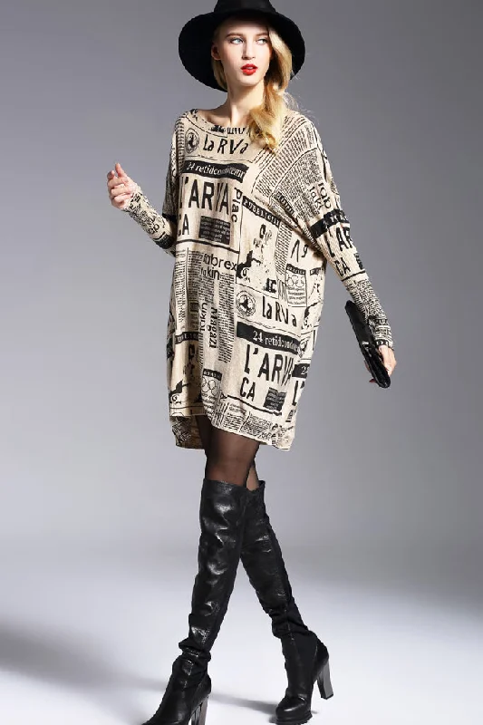 Savings Galore Long Sleeve Sweater Dress