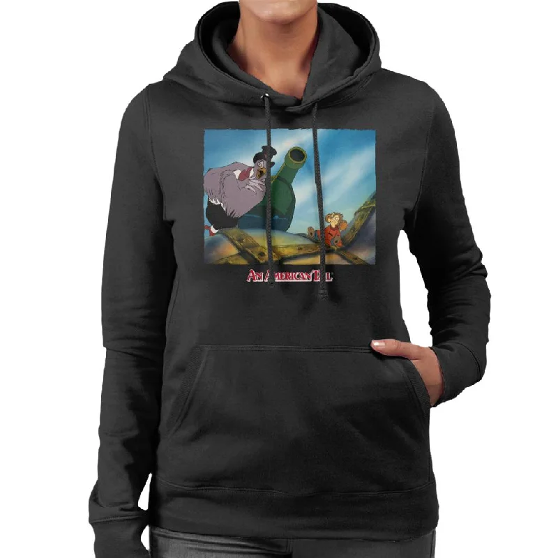 Super Sale An American Tail Henri Give Fievel Hope Women's Hooded Sweatshirt