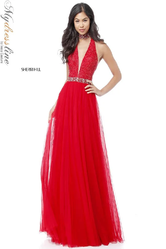 wool dressSherri Hill 51637