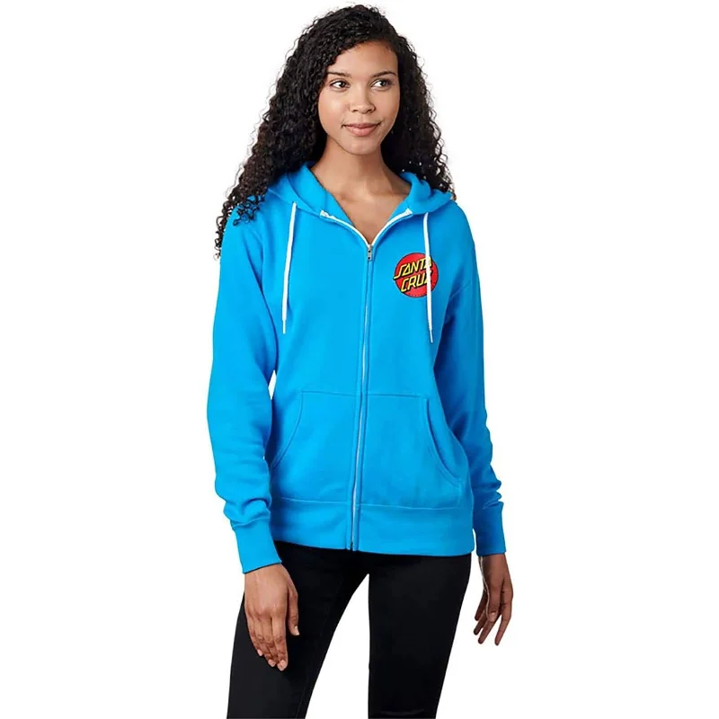 Deal Mania Santa Cruz Classic Dot LW Women's Hoody Zip Sweatshirts (Brand New)