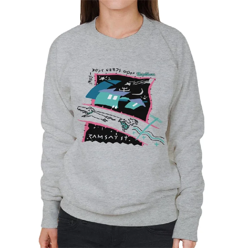 Instant Discount Neighbours Retro Montage Women's Sweatshirt