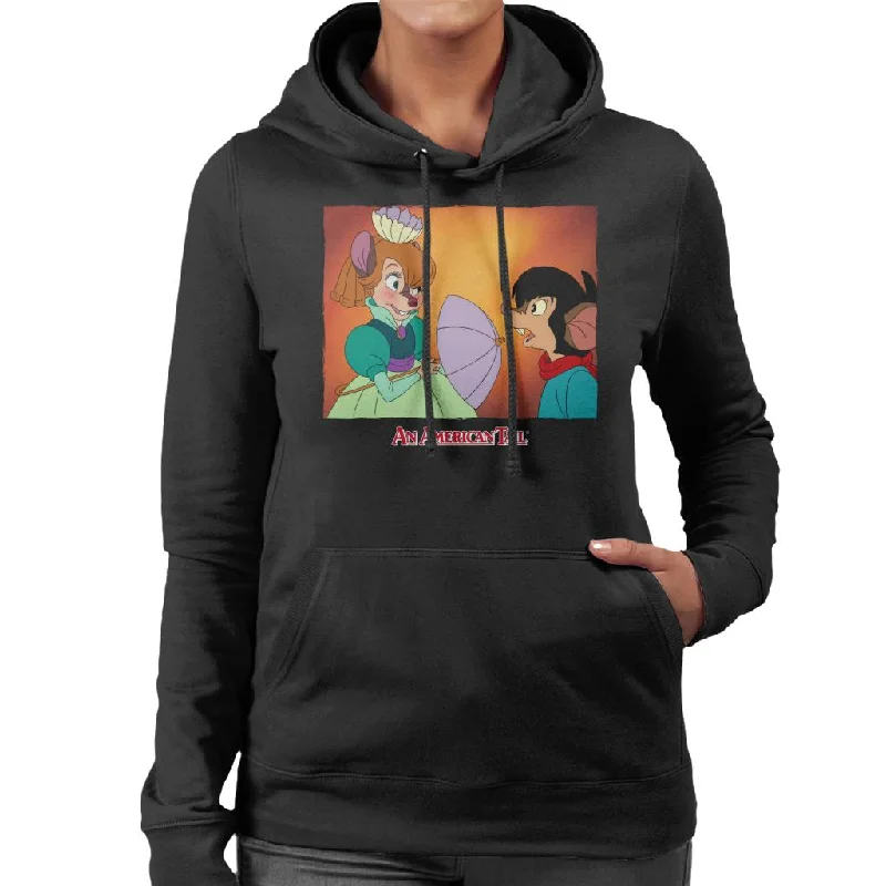 Last Chance An American Tail Bridget Blushing Women's Hooded Sweatshirt