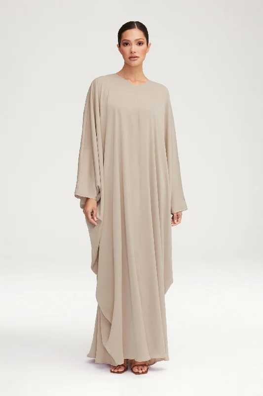 playful dressAnisa Satin Kaftan - Creme Caramel