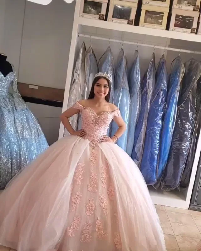 Price Blitz pink long prom dress, ball gown Prom Dresses,DS4358