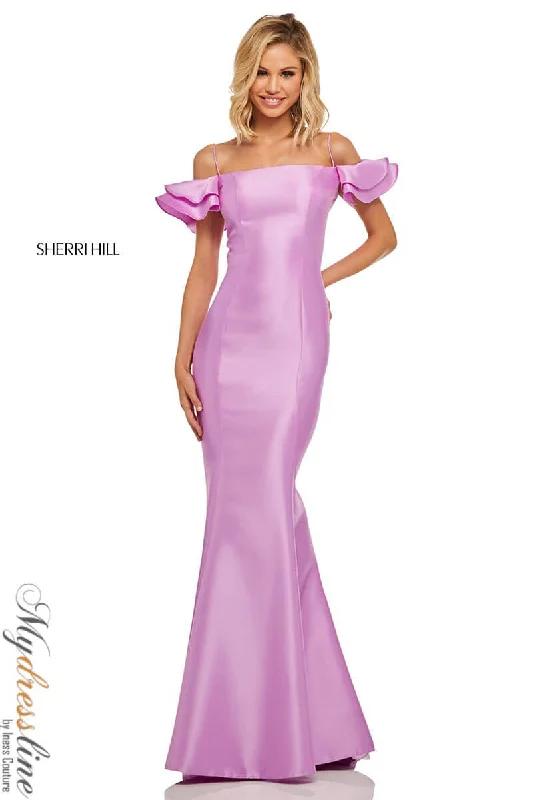 fitted cocktail dressSherri Hill 52467