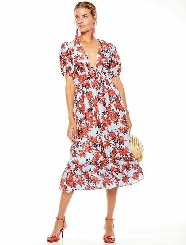 Crazy Deals TALULAH - RED SEA MIDI DRESS