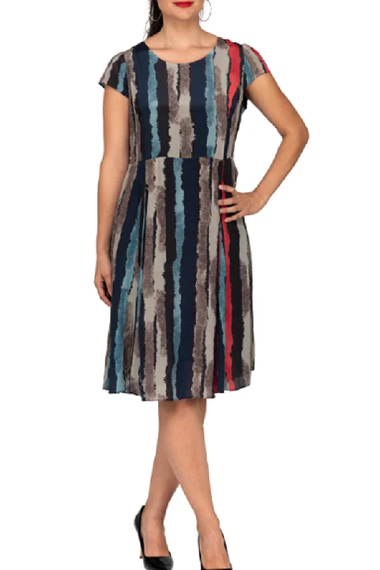 Deal Dash Fit and Flare Office Dress