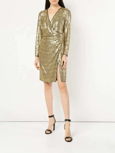 Doorbuster Deal TADASHI SHOJI-ALBERTI SEQUIN SLIT DRESS