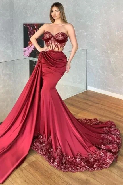 sleek midi dressProm dresses long red | Evening dresses with lace cheap,DS5119