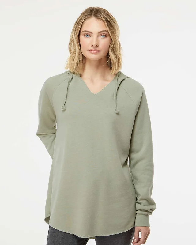 Can't Miss Women’s Lightweight California Wave Wash Hooded Sweatshirt