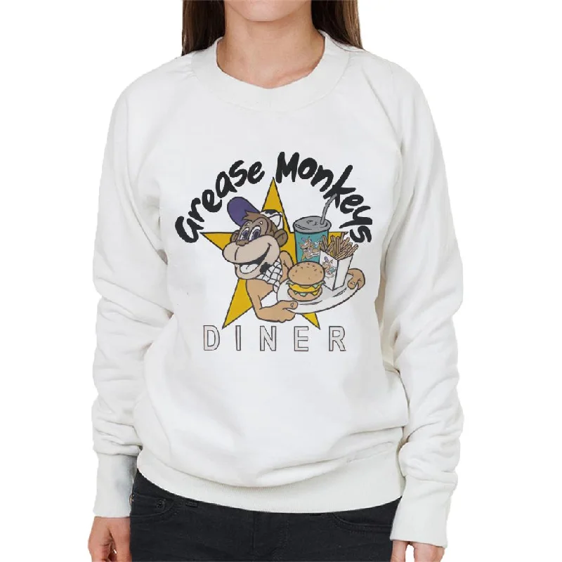 Super Deal Neighbours Grease Monkeys Diner Women's Sweatshirt