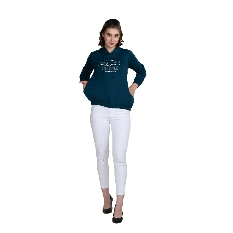 Stock Clearance Women's Full Sleeve Pullover Hoodie