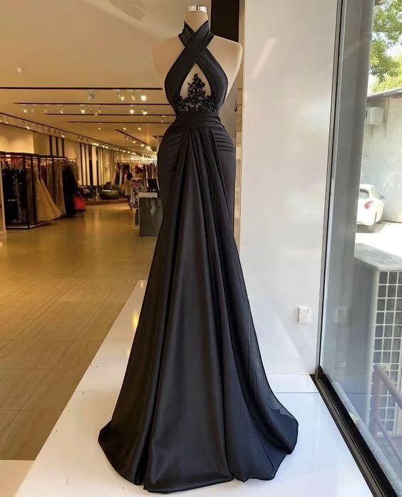 party dressBlack new arrive evening gown Long Prom Dress,DS5040