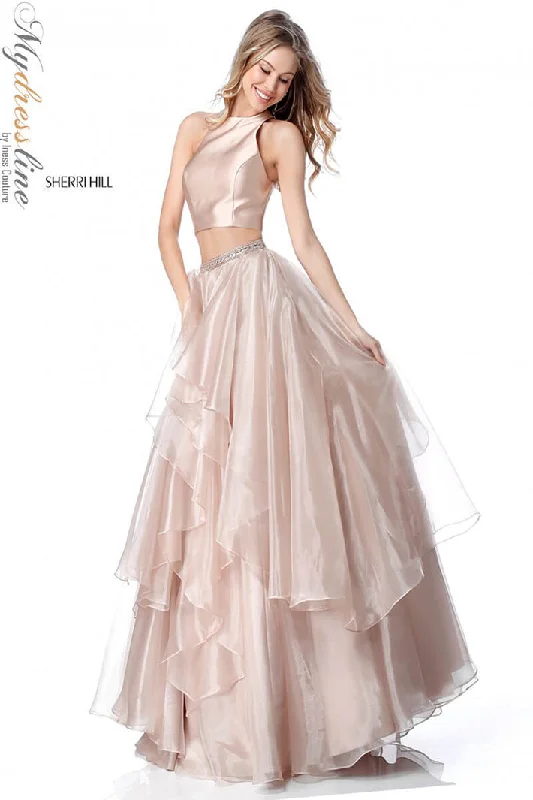 v-neck dressSherri Hill 51960