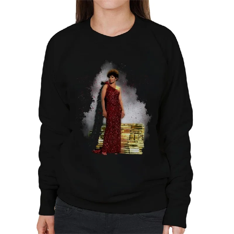 Value Deals TV Times Shirley Bassey Sparkly Dress Women's Sweatshirt