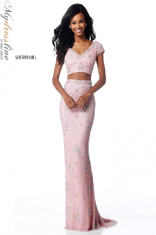 casual midi dressSherri Hill 51786