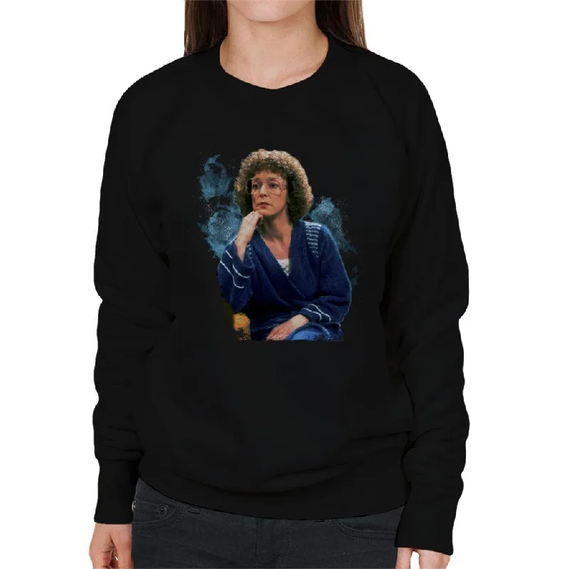 Season Finale Sale TV Times Anne Kirkbride Deidre Barlow Coronation Street Women's Sweatshirt