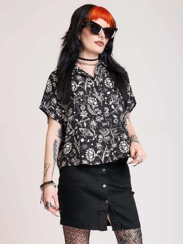 flowy maxi dressLunar Garden Witch Shirt