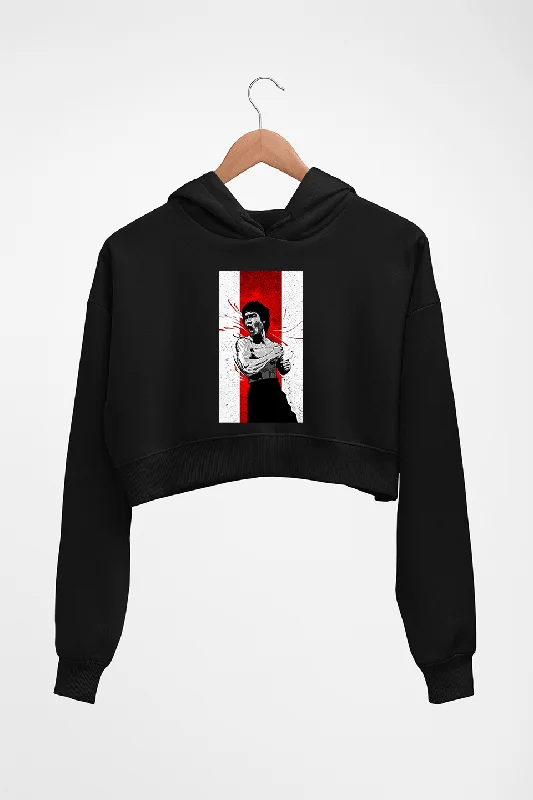 cozy hoodieBruce Lee Crop HOODIE FOR WOMEN