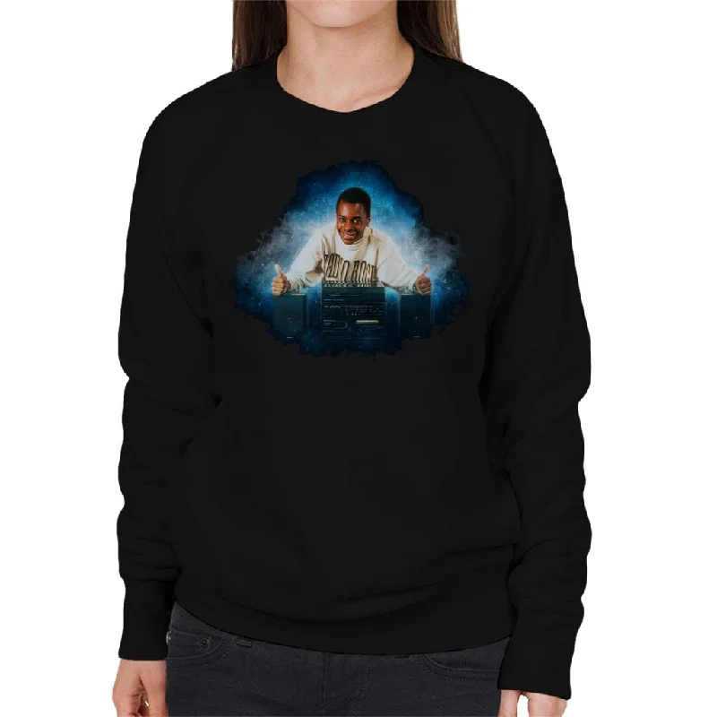 Amazing Deals TV Times Andi Peters With A HiFi Thumbs Up Women's Sweatshirt