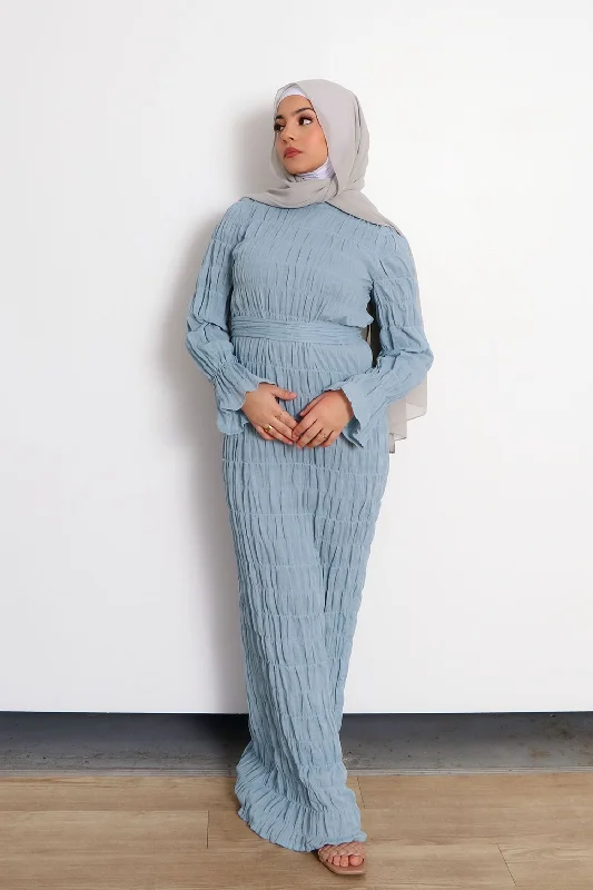 Lowest Prices Aya Sheath Maxi Dress - Sky Blue