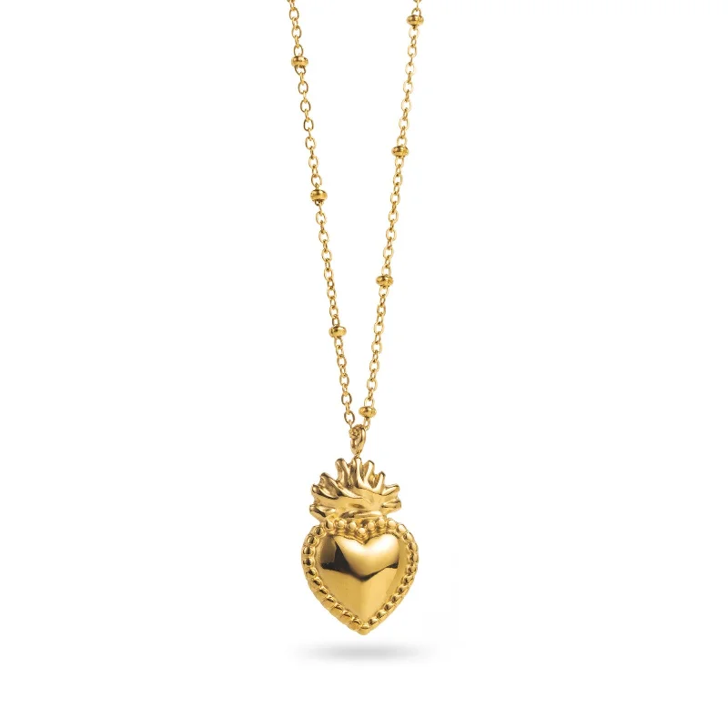 oversized dressMini Heart Pendant Necklace