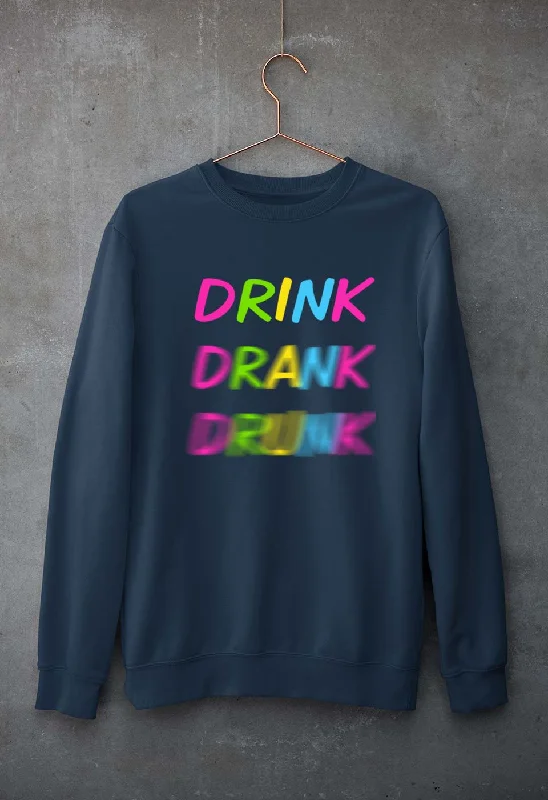 fashionable fitness sweatshirtDrink Alcoholic Unisex Sweatshirt for Men/Women