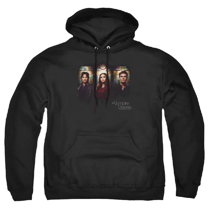 stylish hoodie for womenVampire Diaries, The Stained Windows - Pullover Hoodie