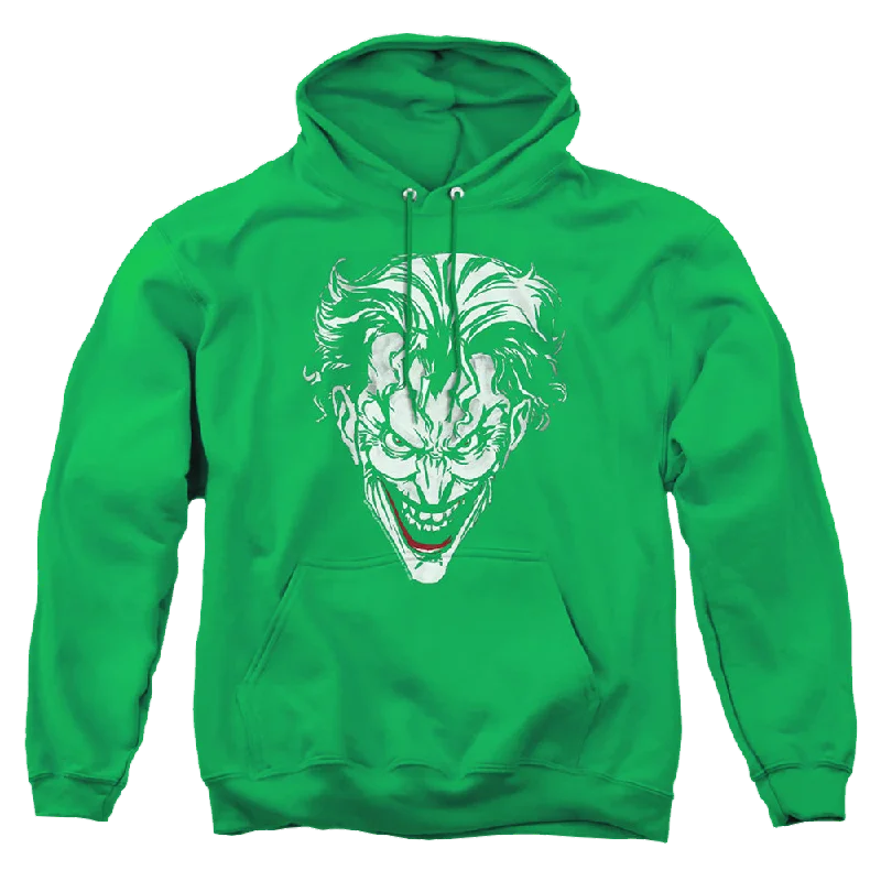 sporty hoodieThe Batman (2022) Joker Red On Green - Pullover Hoodie