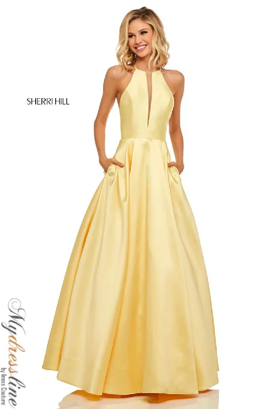 flowy evening dressSherri Hill 52583