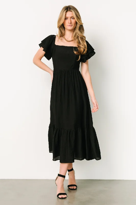 romantic dressButtercup Midi Dress | Black