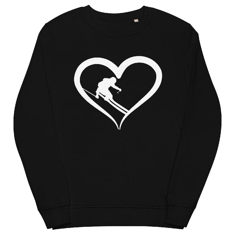 Buy More, Save More Skifahrer und Herz - Unisex Premium Organic Sweatshirt