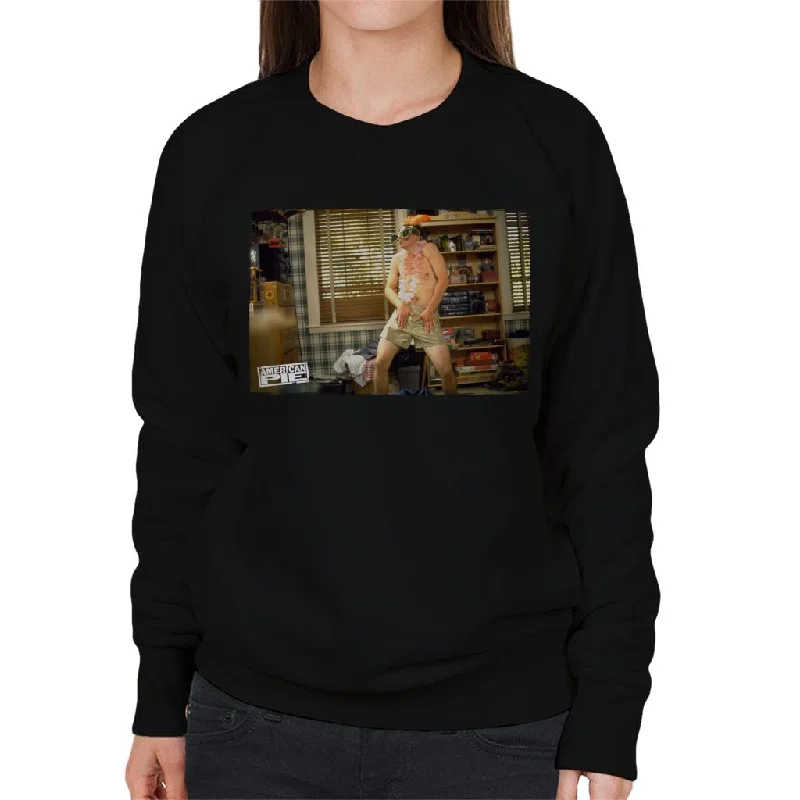 sleek sports hoodieAmerican Pie Jim Dancing Women's Sweatshirt